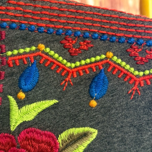 Johnny Was Multicolor Embroidered Cardigan - Picture 5 of 15